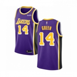Womens Los Angeles Lakers 14 Danny Green Swingman Purple Basketball Jersey Statement Edition 