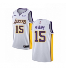 Womens Los Angeles Lakers 15 Moritz Wagner Authentic White Basketball Jersey Association Edition 