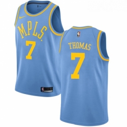 Womens Nike Los Angeles Lakers 7 Isaiah Thomas Authentic Blue Hardwood Classics NBA Jersey 