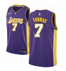 Womens Nike Los Angeles Lakers 7 Isaiah Thomas Swingman Purple NBA Jersey Statement Edition 