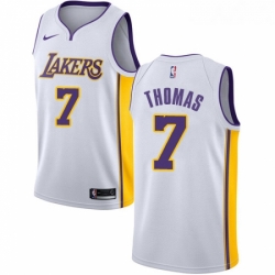 Womens Nike Los Angeles Lakers 7 Isaiah Thomas Swingman White NBA Jersey Association Edition 