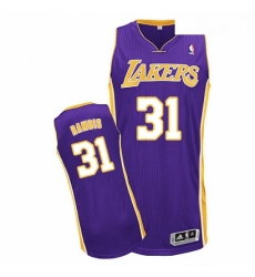Youth Adidas Los Angeles Lakers 31 Kurt Rambis Authentic Purple Road NBA Jersey