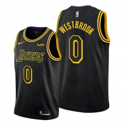 Youth Lakers Russell Westbrook 2021 trade black mamba inspired jersey