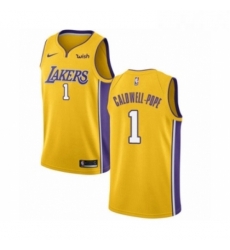 Youth Los Angeles Lakers 1 Kentavious Caldwell Pope Swingman Gold Home Basketball Jersey Icon Edition 