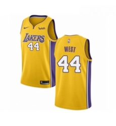 Youth Los Angeles Lakers 44 Jerry West Swingman Gold Home Basketball Jersey Icon Edition
