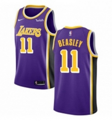 Youth Nike Los Angeles Lakers 11 Michael Beasley Swingman Purple NBA Jersey Statement Edition 