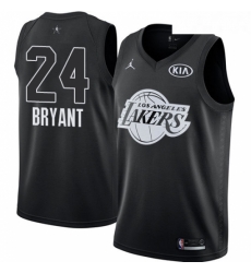 Youth Nike Los Angeles Lakers 24 Kobe Bryant Swingman Black 2018 All Star Game NBA Jersey