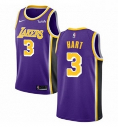 Youth Nike Los Angeles Lakers 3 Josh Hart Swingman Purple NBA Jersey Statement Edition 