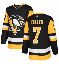 Mens Adidas Pittsburgh Penguins 7 Matt Cullen Premier Black Home NHL Jersey 