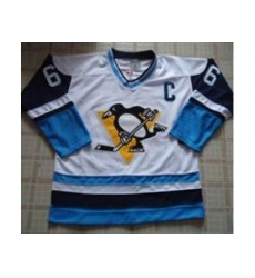 NHL Jerseys Pittsburgh Penguins #66 Mario LEMIEUX white-blue