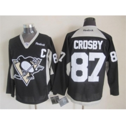 NHL Pittsburgh Penguins #87 Sidney Crosby black jerseys