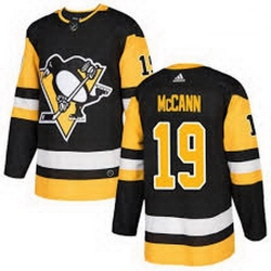 Penguins 19 Jared McCann Black Stitched Adidas NHL Jersey