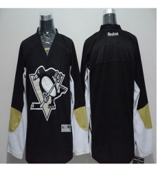 Penguins Blank Black Stitched NHL Jersey