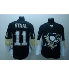 Pittsburgh Penguins 11 Staal Black Jerseys