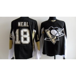 Pittsburgh Penguins 18 James Neal Black Hockey Jersey