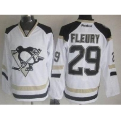 Pittsburgh Penguins 29 Marc-Andre Fleury Grey NHL Jerseys 2014 New Style