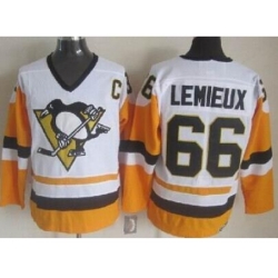 Pittsburgh Penguins #66 Mario Lemieux White CCM NHL Jerseys