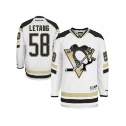 Pittsburgh Penguins Kris Letang 58# 2014 Stadium Series White Jersey
