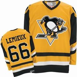 RBK Mario Lemieux #66 Pittsburgh Penguins Hockey Jersey