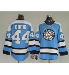 RBK Pittsburgh Penguins #44 Orpik Blue STANLEY CUP Jersey