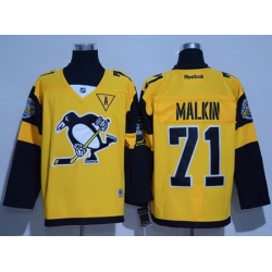 Penguins #71 Evgeni Malkin Gold 2017 Stadium Series Stitched Youth NHL Jersey