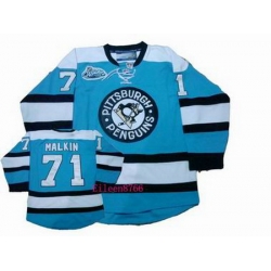 RBK hockey jerseys,Pittsburgh Penguins 71# E.Malkin blue youth