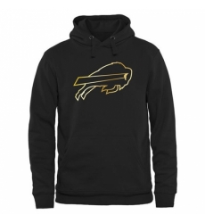 NFL Mens Buffalo Bills Pro Line Black Gold Collection Pullover Hoodie