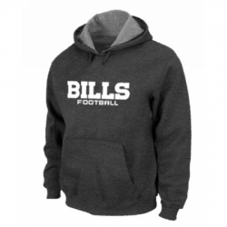 NFL Mens Nike Buffalo Bills Font Pullover Hoodie Dark Grey