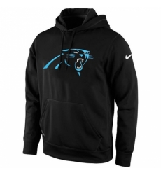 NFL Mens Carolina Panthers Nike Black KO Logo Essential Hoodie