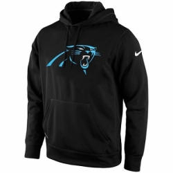 NFL Mens Carolina Panthers Nike Black KO Logo Essential Hoodie