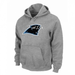 NFL Mens Nike Carolina Panthers Logo Pullover Hoodie Grey