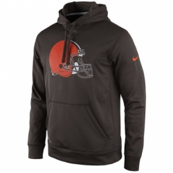 NFL Cleveland Browns Nike Practice Performance Pullover Hoodie Brown