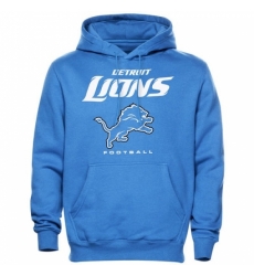 NFL Detroit Lions Critical Victory Pullover Hoodie Light Blue