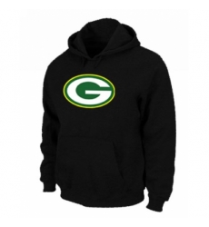 NFL Mens Nike Green Bay Packers Logo Pullover Hoodie Black