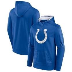 Men Indianapolis Colts Royal On The Ball Pullover Hoodie