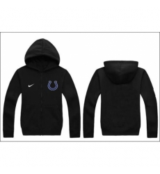 NFL Mens Nike Indianapolis Colts Authentic Logo Pullover Hoodie Black
