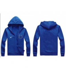 NFL Mens Nike Indianapolis Colts Authentic Logo Pullover Hoodie Blue