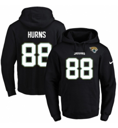 NFL Mens Nike Jacksonville Jaguars 88 Allen Hurns Black Name Number Pullover Hoodie