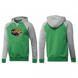 NFL Mens Nike Jacksonville Jaguars Logo Pullover Hoodie GreenGrey