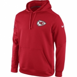 NFL Kansas City Chiefs Nike KO Chain Fleece Pullover Performance Hoodie Red