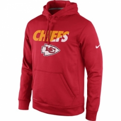 NFL Kansas City Chiefs Nike Kick Off Staff Performance Pullover Hoodie Red