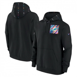 Men Miami Dolphins Black 2023 Crucial Catch Club Pullover Hoodie