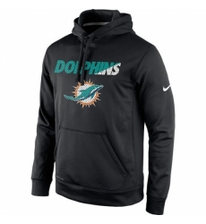 NFL Miami Dolphins Nike Kick Off Staff Performance Pullover Hoodie Black