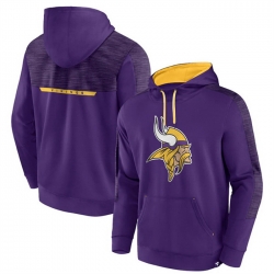 Men Minnesota Vikings Purple Defender Evo Pullover Hoodie