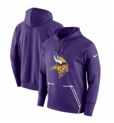NFL Minnesota Vikings Nike Champ Drive Vapor Speed Pullover Hoodie Purple