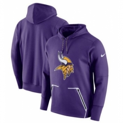 NFL Minnesota Vikings Nike Champ Drive Vapor Speed Pullover Hoodie Purple