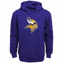 NFL Minnesota Vikings Team Logo Pullover Hoodie Purple