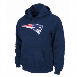 NFL Mens Nike New England Patriots Logo Pullover Hoodie Navy