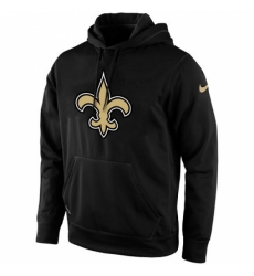 NFL Mens New Orleans Saints Nike Black KO Logo Essential Hoodie 2