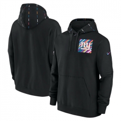 Men New York Giants Black 2023 Crucial Catch Club Pullover Hoodie